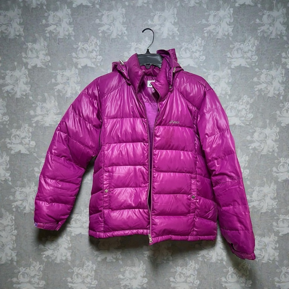 ASICS Purple Puffer Jacket